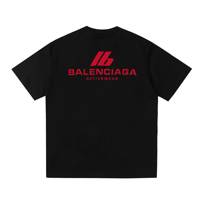 BALENCIAGA Kaos Logo Seri Huruf, Unisex '"COD '"  BA-13