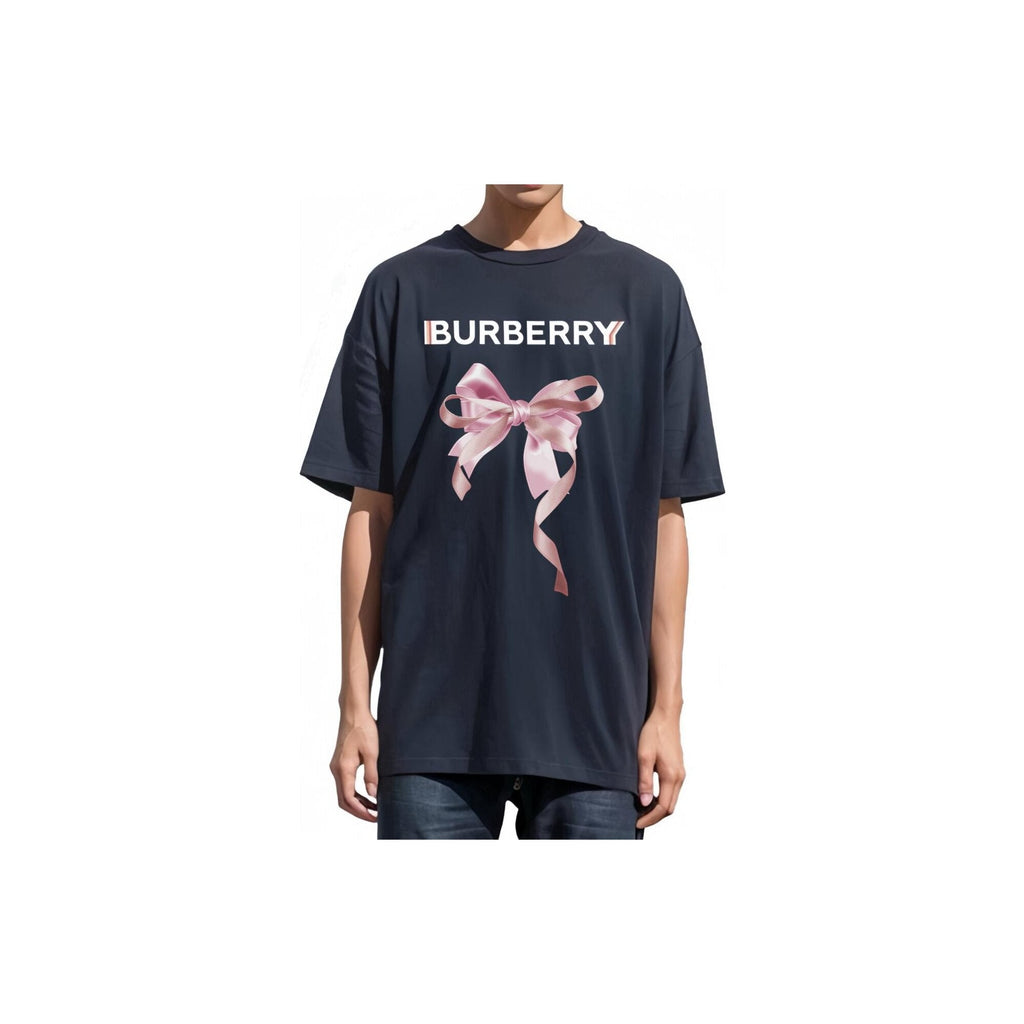 Burberry Kaos Logo Seri Huruf, Unisex, COD '"B-25