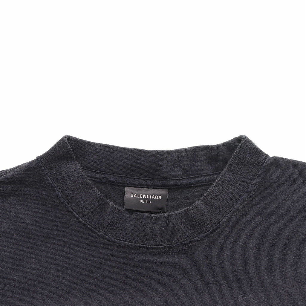 Kaos Pendek Balenciaga dengan Motif Gambar/Cetak, Cocok untuk Pria dan Wanita -BL-22