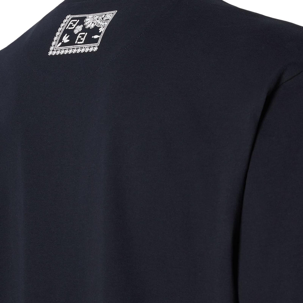 Kaos Pendek FENDI dengan Motif Gambar/Cetak, Cocok untuk Pria dan WanitaF-49