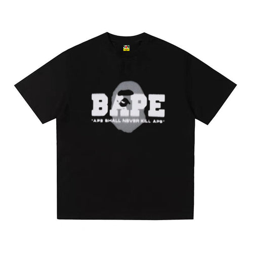 A BATHING APE Kaos Logo Seri Huruf, Unisex '"COD '"  AP-213