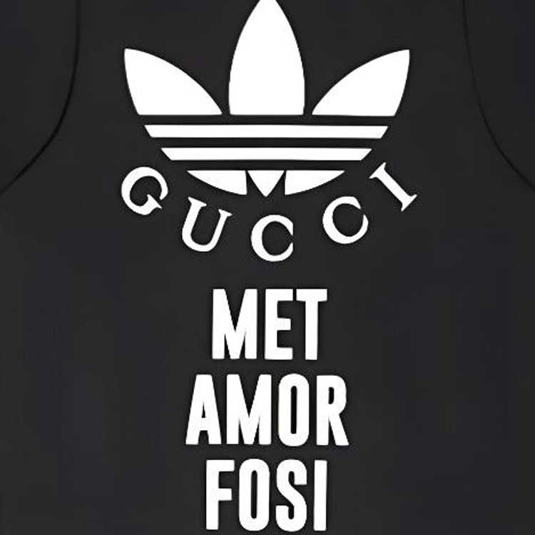 GUCCI Kaos Logo Seri Huruf, Unisex, COD '"   G-111