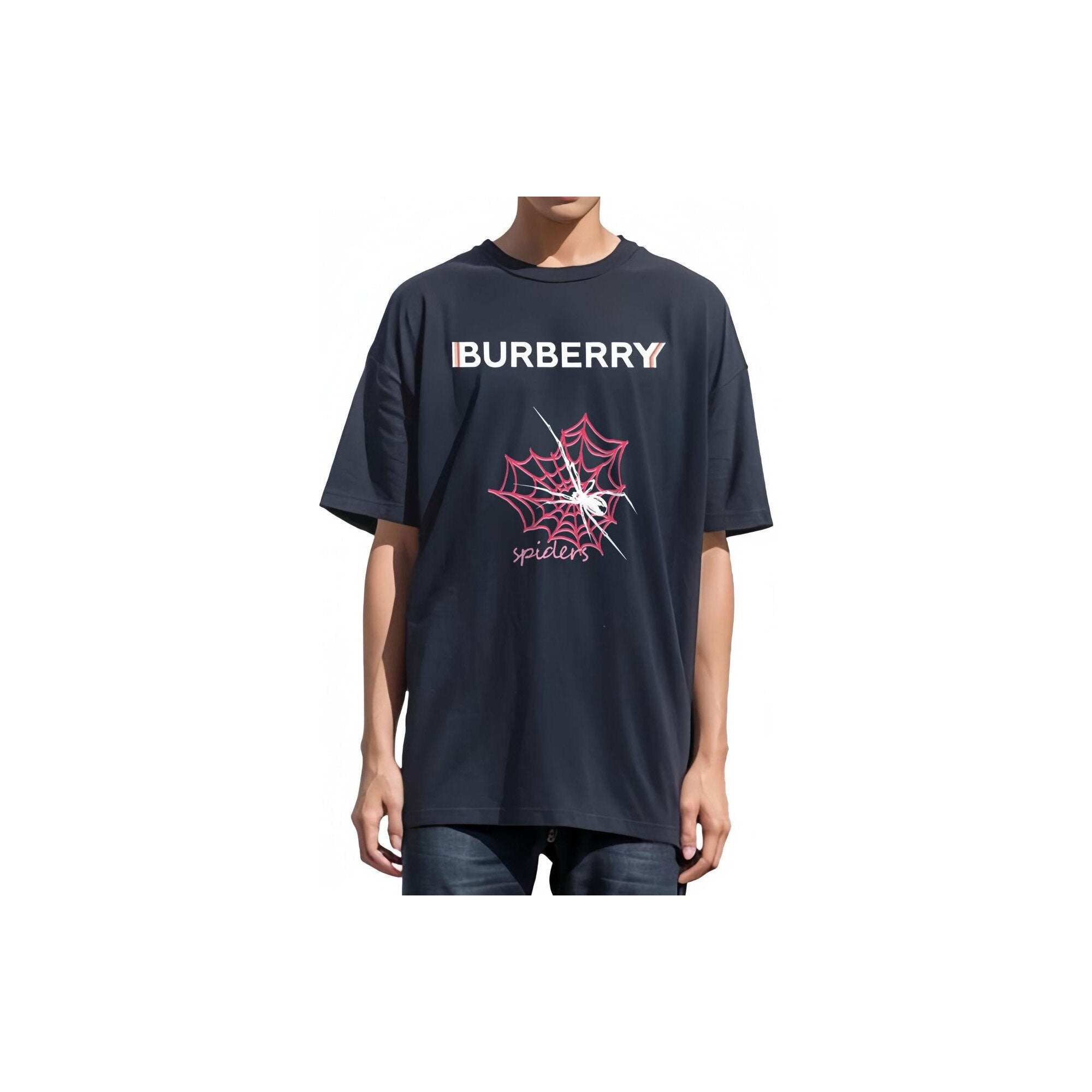 Burberry Kaos Logo Seri Huruf, Unisex, COD '"B-28