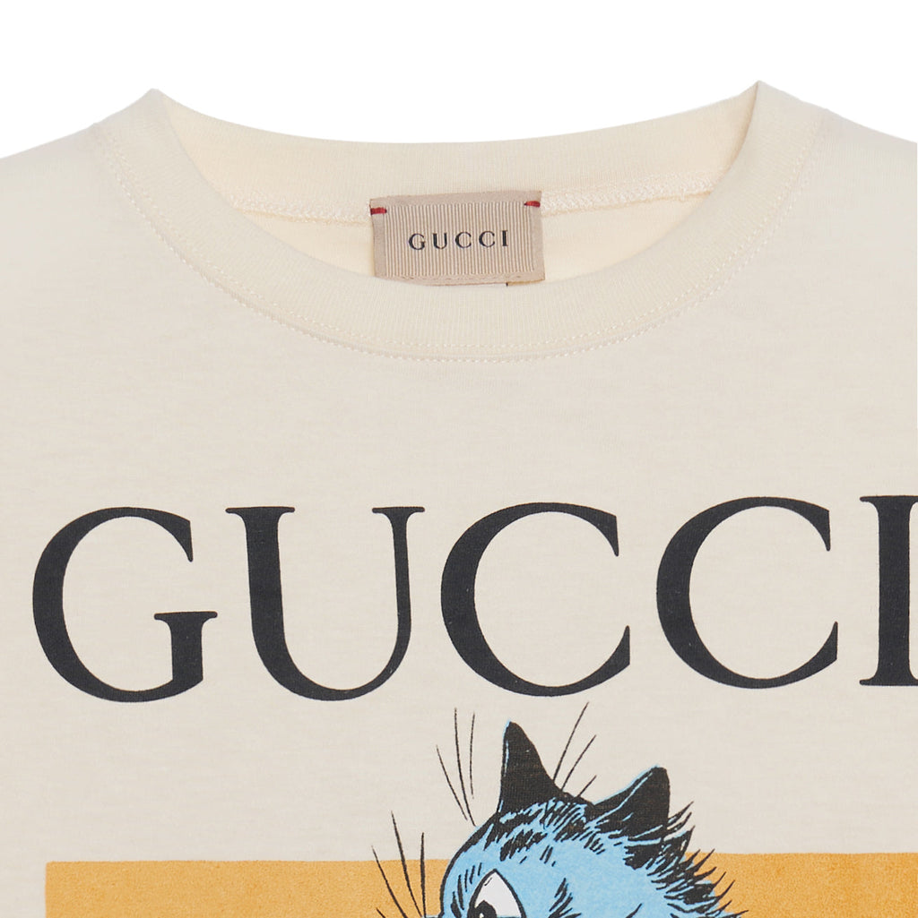 GUCCI Kaos Logo Seri Huruf, Unisex, COD '"  G-117