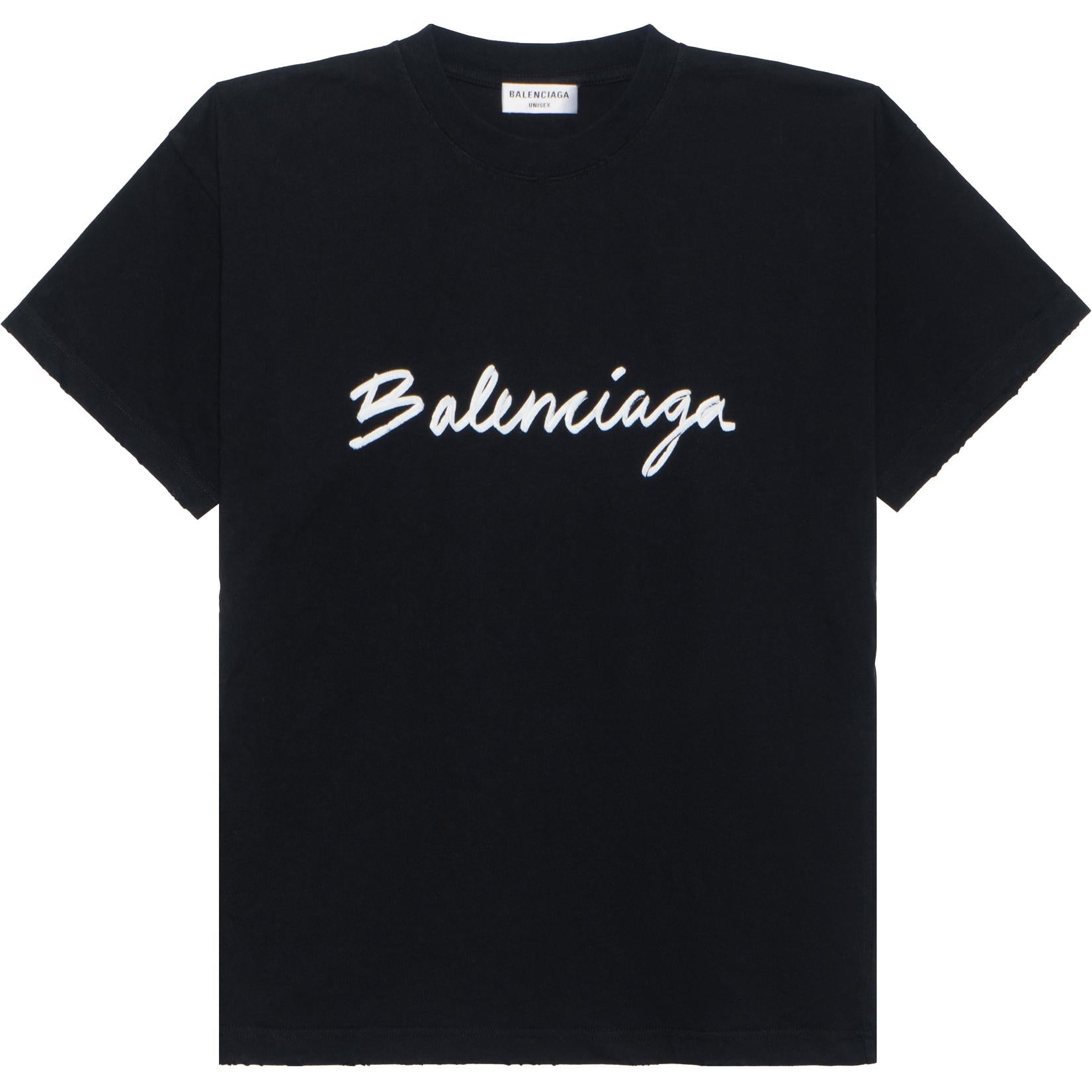 Kaos Pendek Balenciaga dengan Motif Gambar/Cetak, Cocok untuk Pria dan Wanita -BL-35