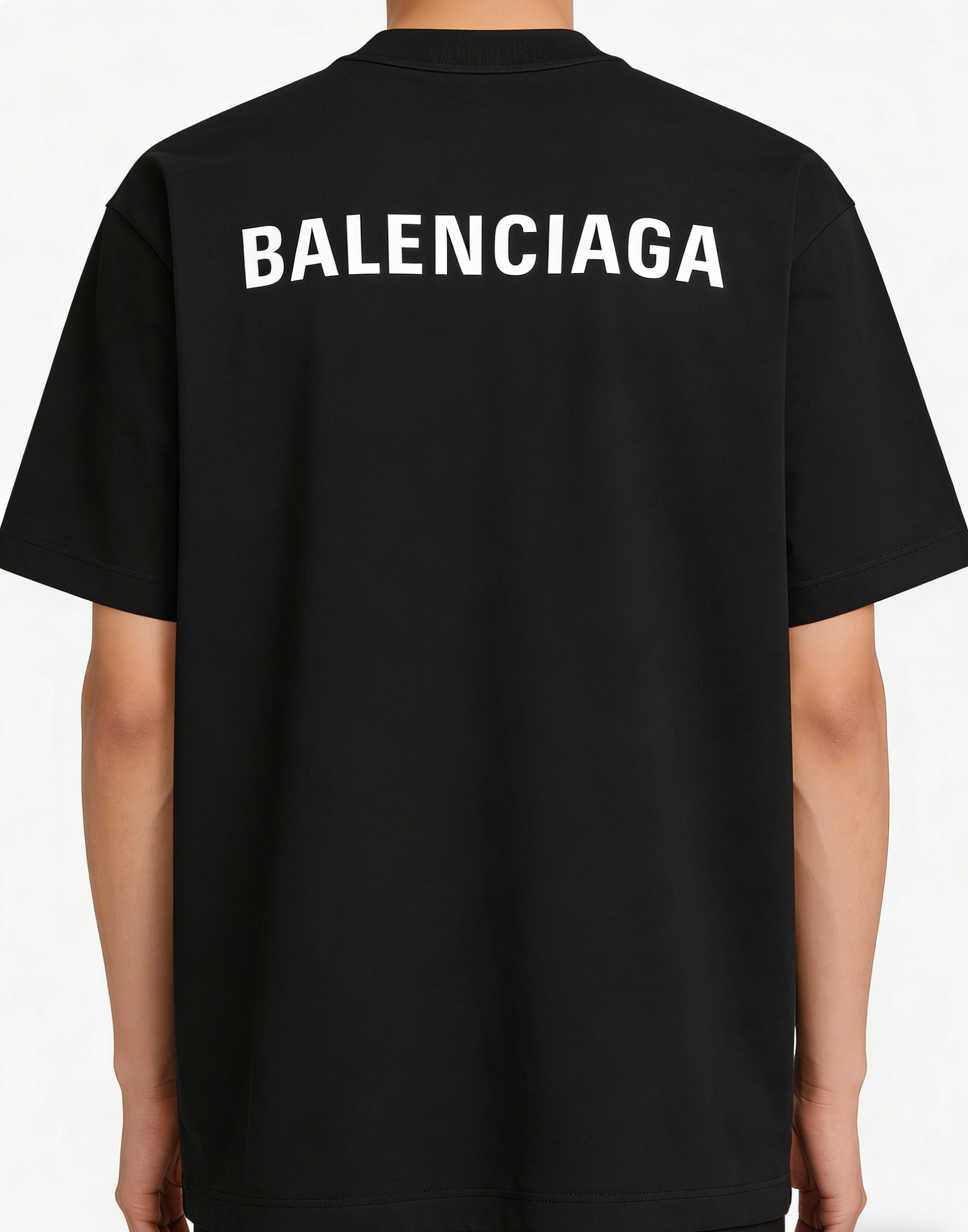 Balenciaga Kaos Logo Seri Huruf, Unisex '"COD '"  BA-7