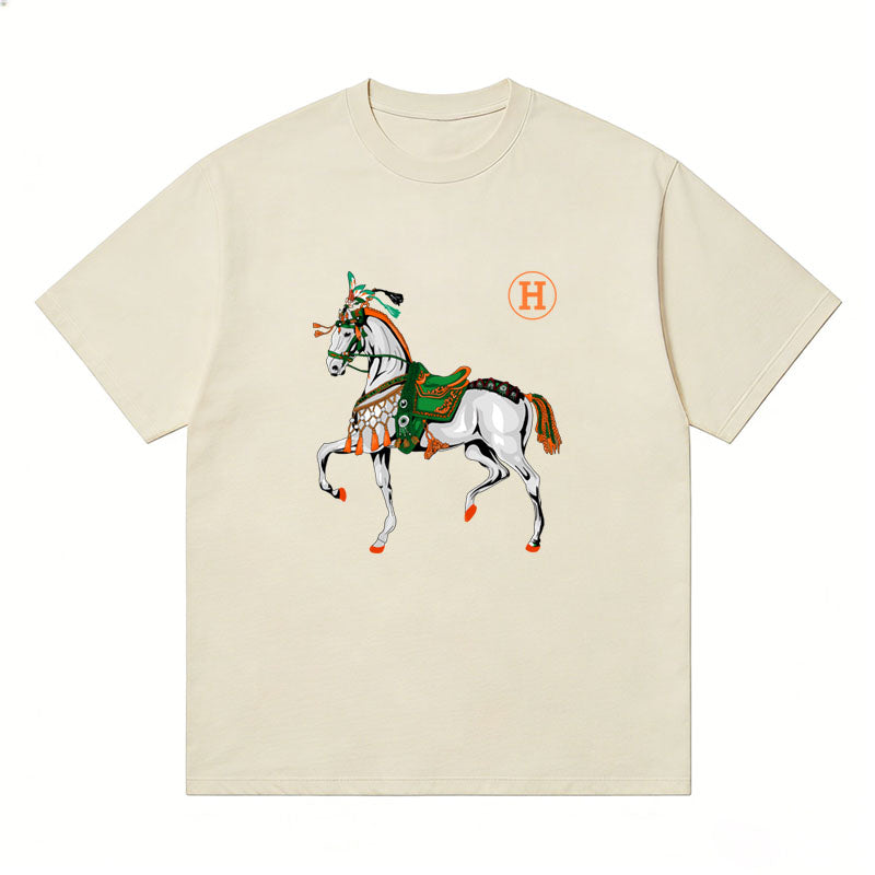 HERMES Kaos Logo Seri Huruf, Unisex '"COD '"  HE - 14