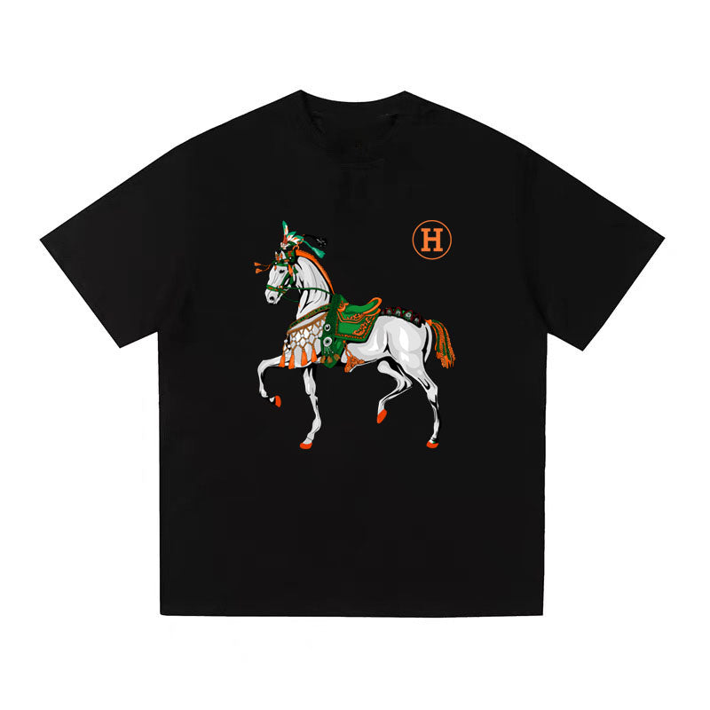 HERMES Kaos Logo Seri Huruf, Unisex '"COD '"  HE - 14