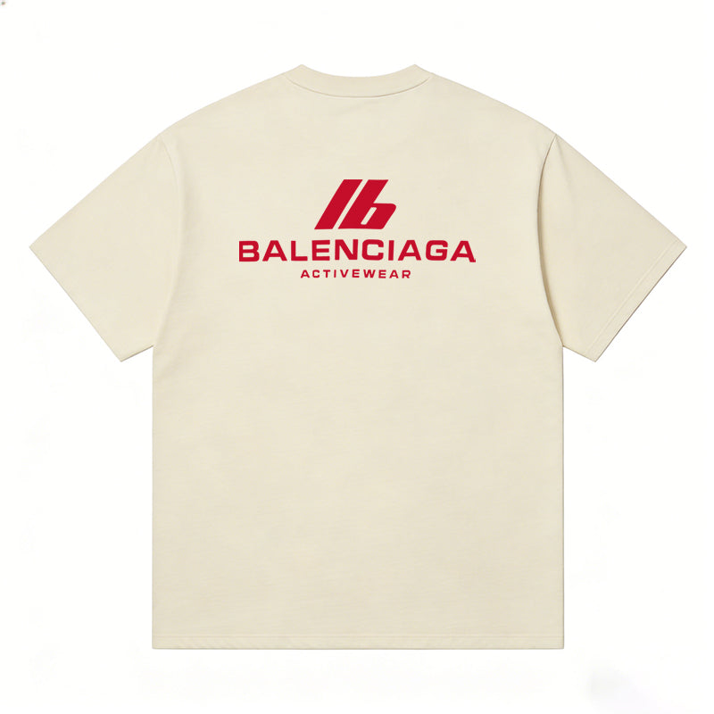 BALENCIAGA Kaos Logo Seri Huruf, Unisex '"COD '"  BA-13