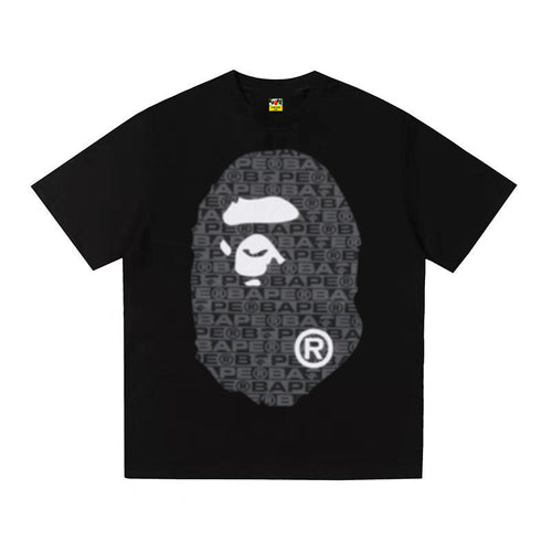 A BATHING APE Kaos Logo Seri Huruf, Unisex '"COD '"  AP-210