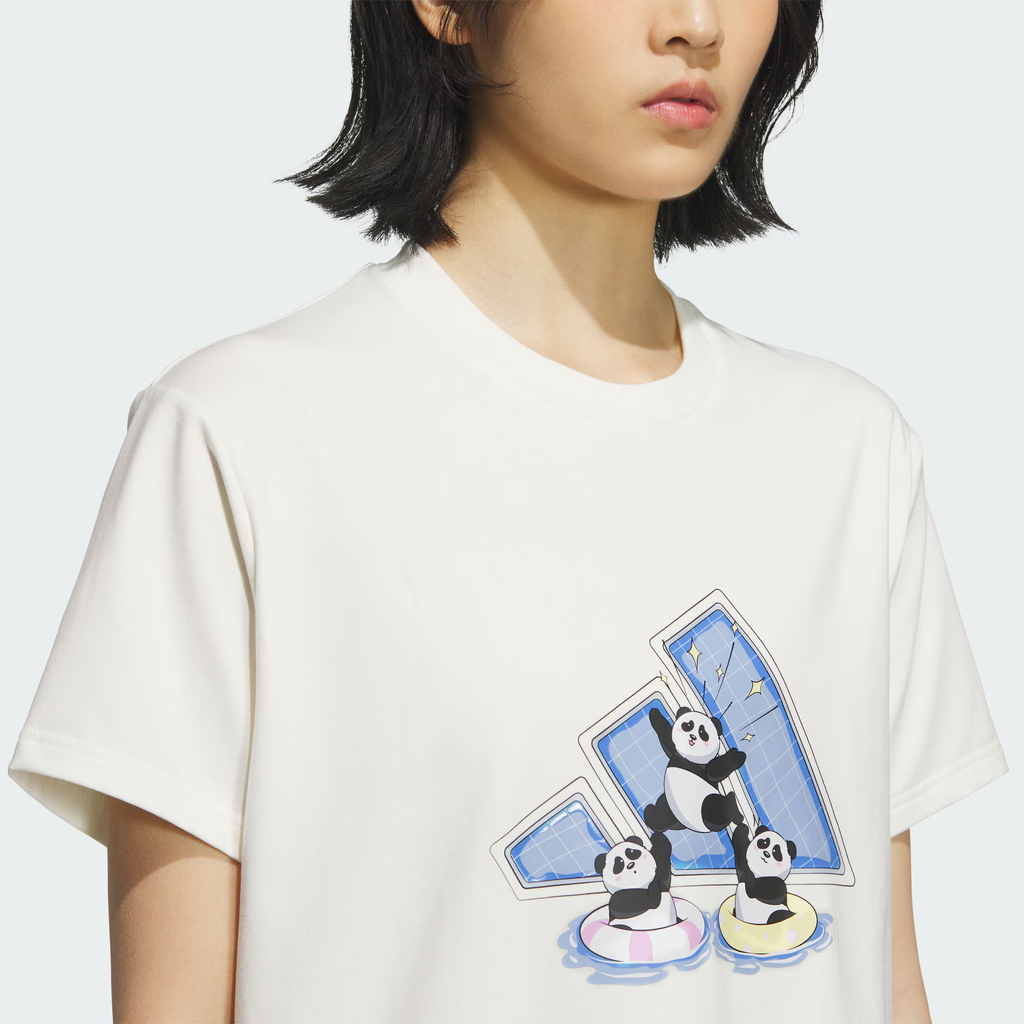 adidas Kaos Logo Seri Huruf, Unisex, COD '" AD-3