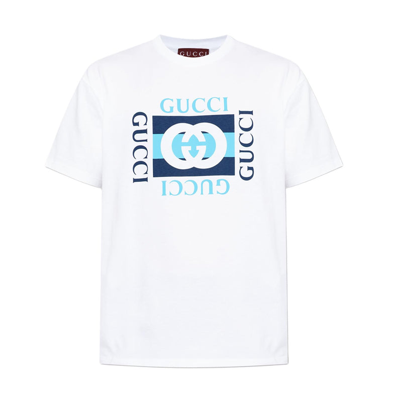 GUCCI Kaos Logo Seri Huruf, Unisex, COD '"    '"  G-03