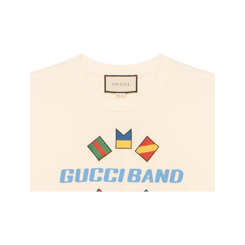 GUCCI Kaos Logo Seri Huruf, Unisex, COD '"   G-85
