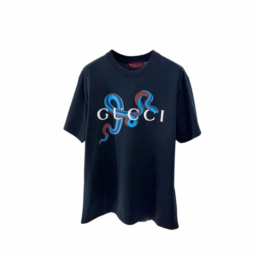 GUCCI Kaos Logo Seri Huruf, Unisex, COD '"  G-106
