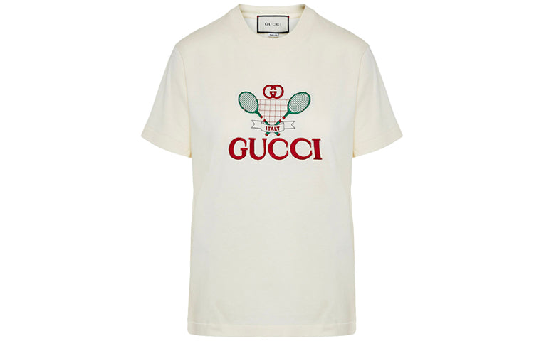 GUCCI Kaos Logo Seri Huruf, Unisex, COD '"  G-66
