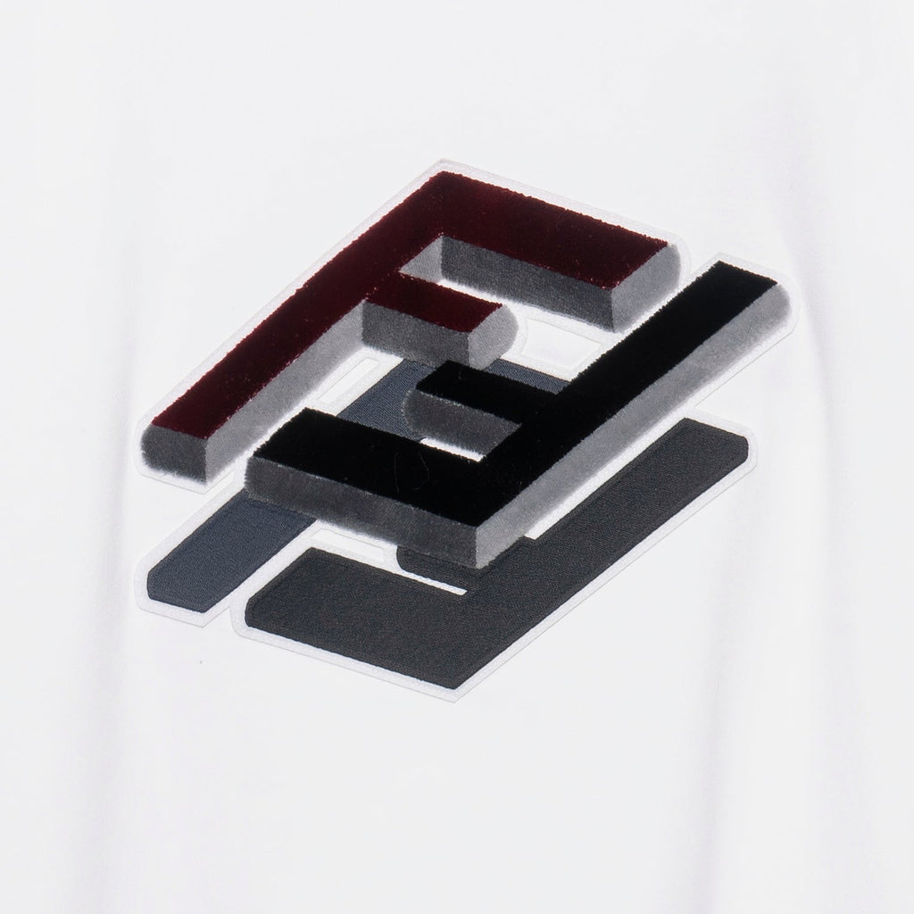 Kaos Pendek FENDI dengan Motif Gambar/Cetak, Cocok untuk Pria dan WanitaF-11