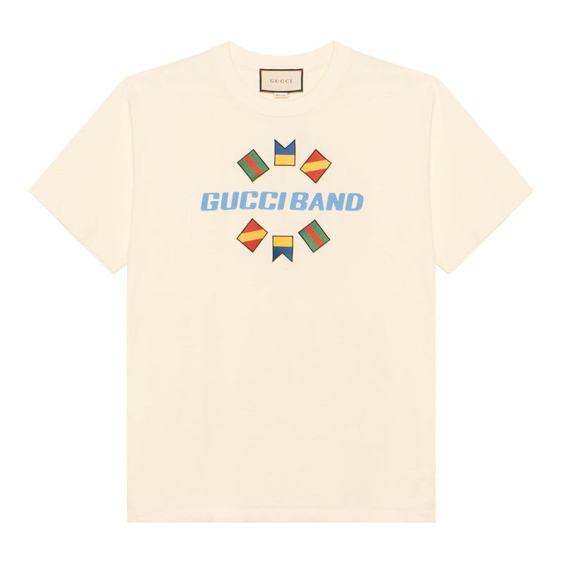 GUCCI Kaos Logo Seri Huruf, Unisex, COD '"   G-85