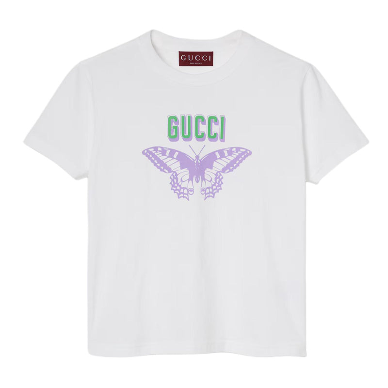 GUCCI Kaos Logo Seri Huruf, Unisex, COD '"   G-89