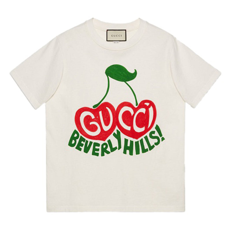 GUCCI Kaos Logo Seri Huruf, Unisex, COD '"    '"  G-54