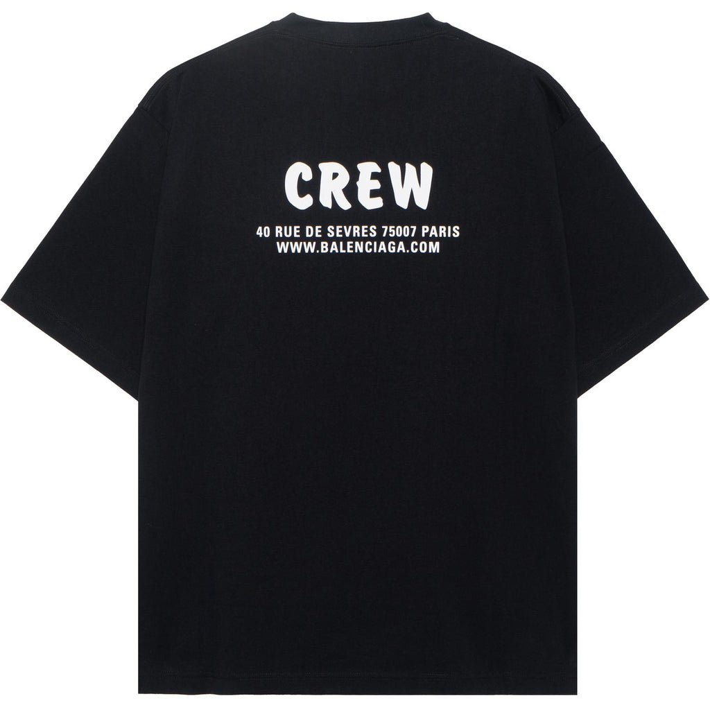 Kaos Pendek Balenciaga dengan Motif Gambar/Cetak, Cocok untuk Pria dan Wanita -BL-12