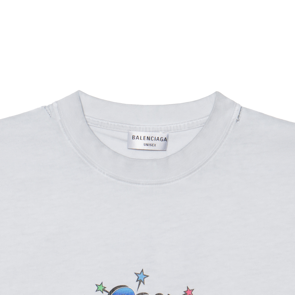 Kaos Pendek Balenciaga dengan Motif Gambar/Cetak, Cocok untuk Pria dan Wanita -BL-11