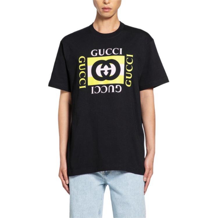 GUCCI Kaos Logo Seri Huruf, Unisex, COD '"    '"  G-06