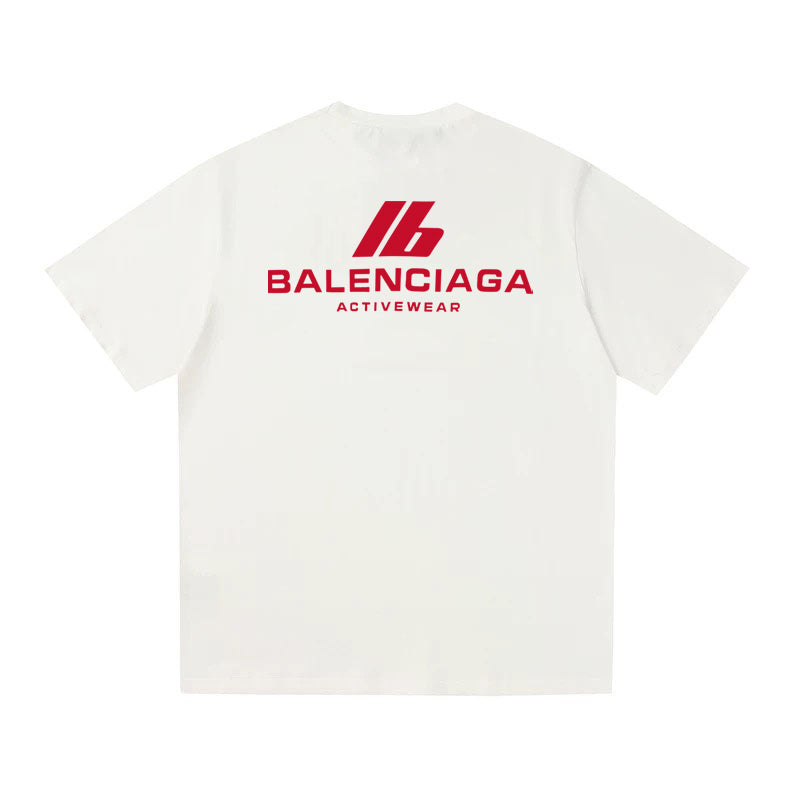 BALENCIAGA Kaos Logo Seri Huruf, Unisex '"COD '"  BA-13