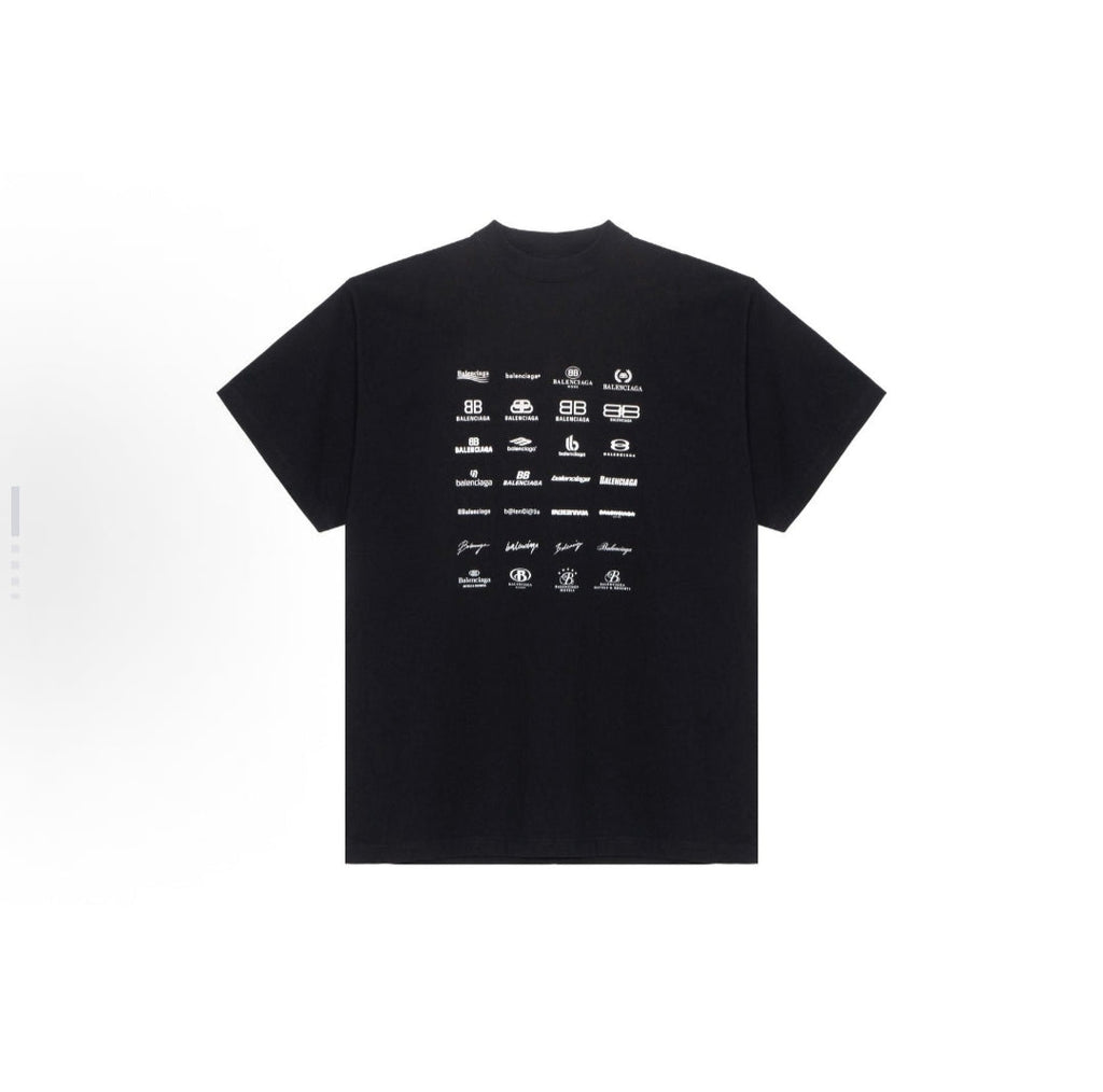 BALENCIAGA Kaos Logo Seri Huruf, Unisex '"COD '"  BA-2