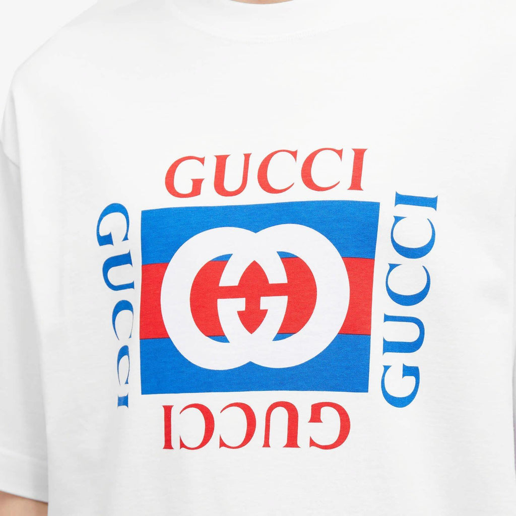 GUCCI Kaos Logo Seri Huruf, Unisex, COD '"    '"  G-26