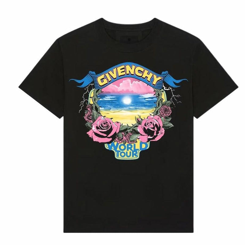 Kaos Givenchy Bermotif, Unisex -J-08