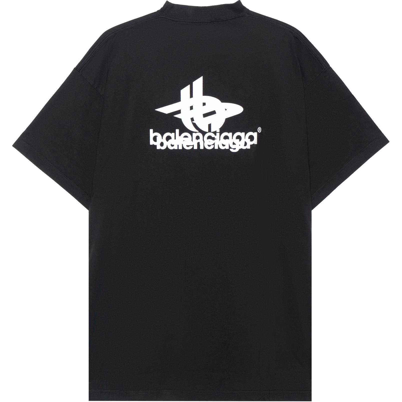 Kaos Pendek Balenciaga dengan Motif Gambar/Cetak, Cocok untuk Pria dan Wanita -BL-17