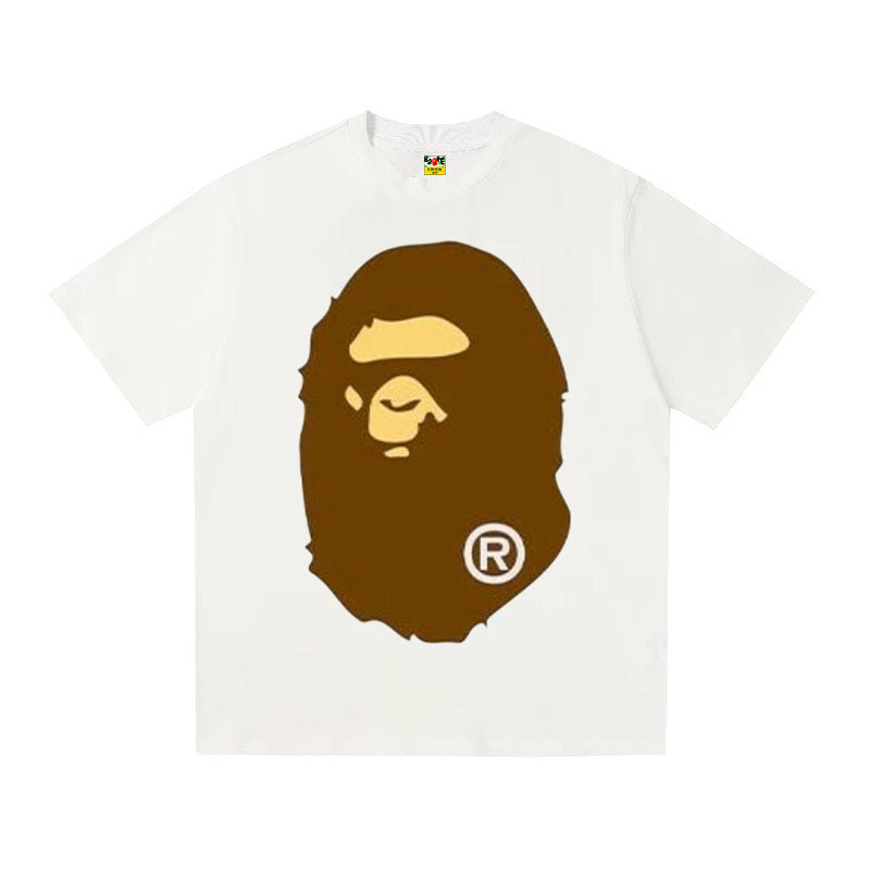 A BATHING APE Kaos Logo Seri Huruf, Unisex '"COD '"  AP-211