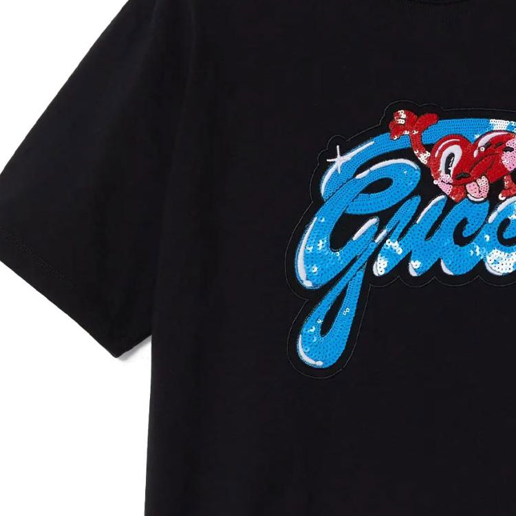 GUCCI Kaos Logo Seri Huruf, Unisex, COD '" "  G-95