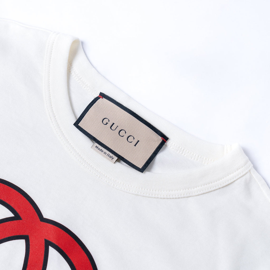 GUCCI Kaos Logo Seri Huruf, Unisex, COD '"    '"  G-24