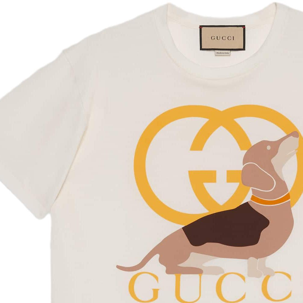 GUCCI Kaos Logo Seri Huruf, Unisex, COD '"    '"  G-64