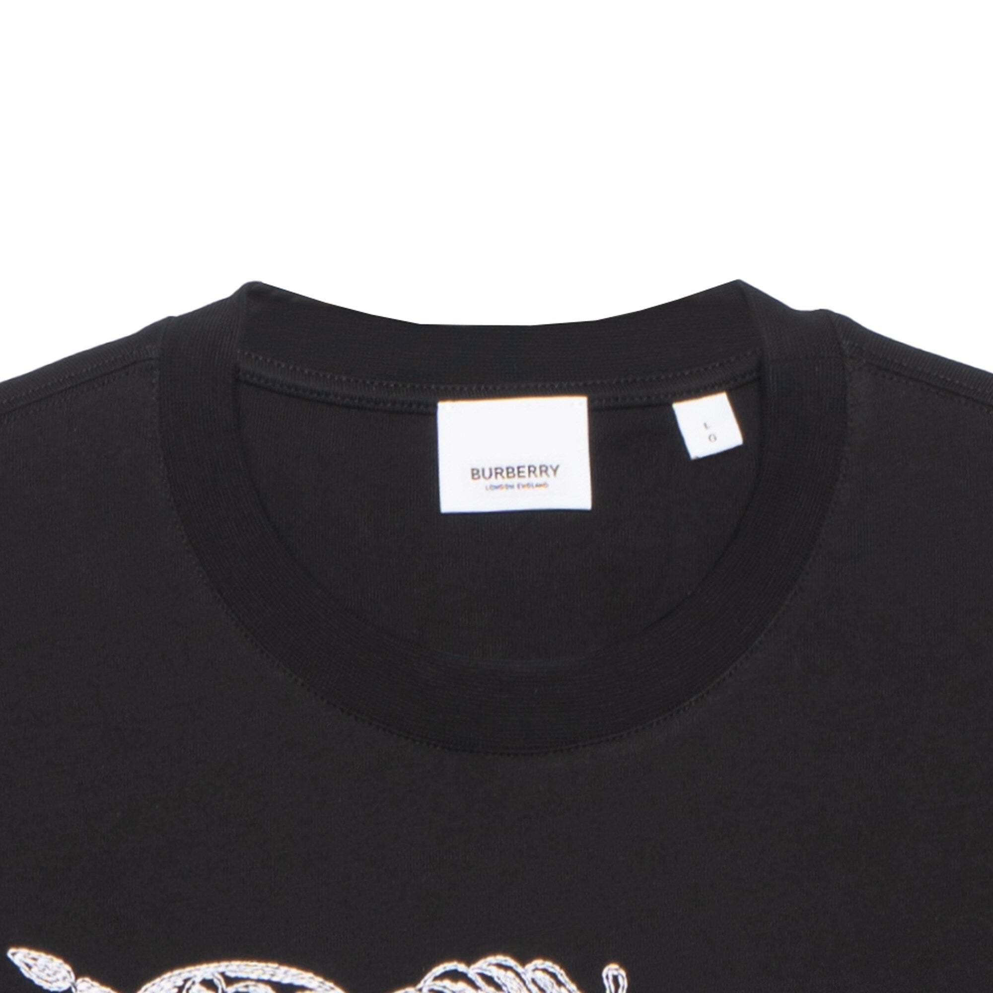 Burberry Kaos Logo Seri Huruf, Unisex, COD '"B-10