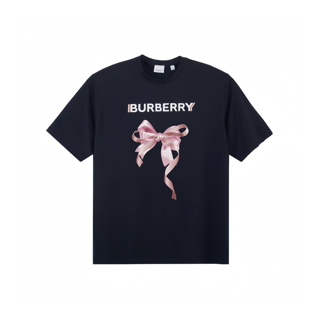 Burberry Kaos Logo Seri Huruf, Unisex, COD '"B-25