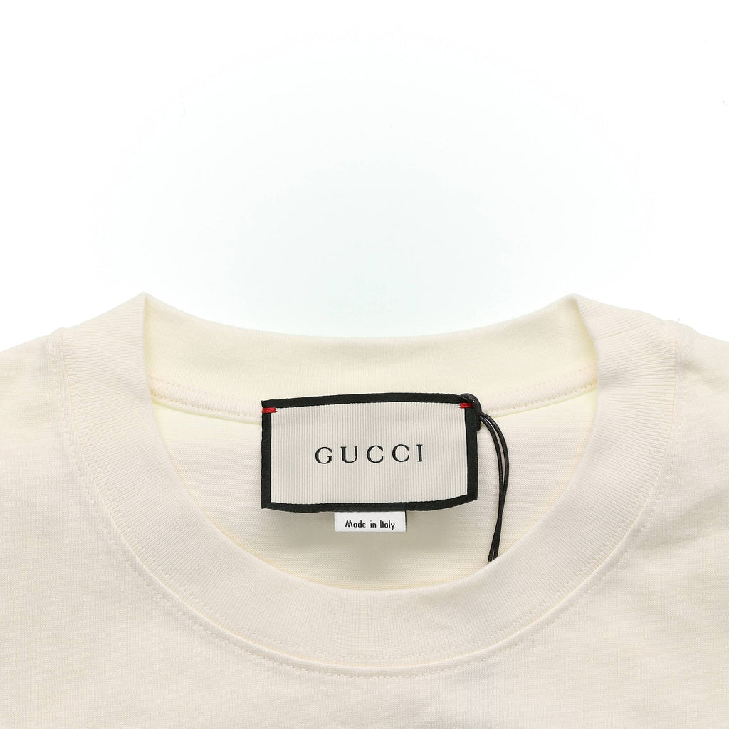 GUCCI Kaos Logo Seri Huruf, Unisex, COD '"   G-85