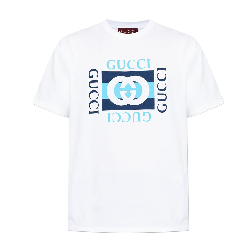 GUCCI Kaos Logo Seri Huruf, Unisex, COD '"    '"  G-03