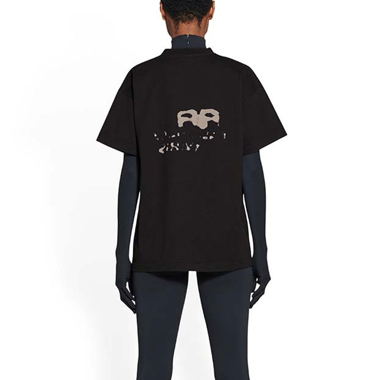 Kaos Pendek Balenciaga dengan Motif Gambar/Cetak, Cocok untuk Pria dan Wanita -BL-18