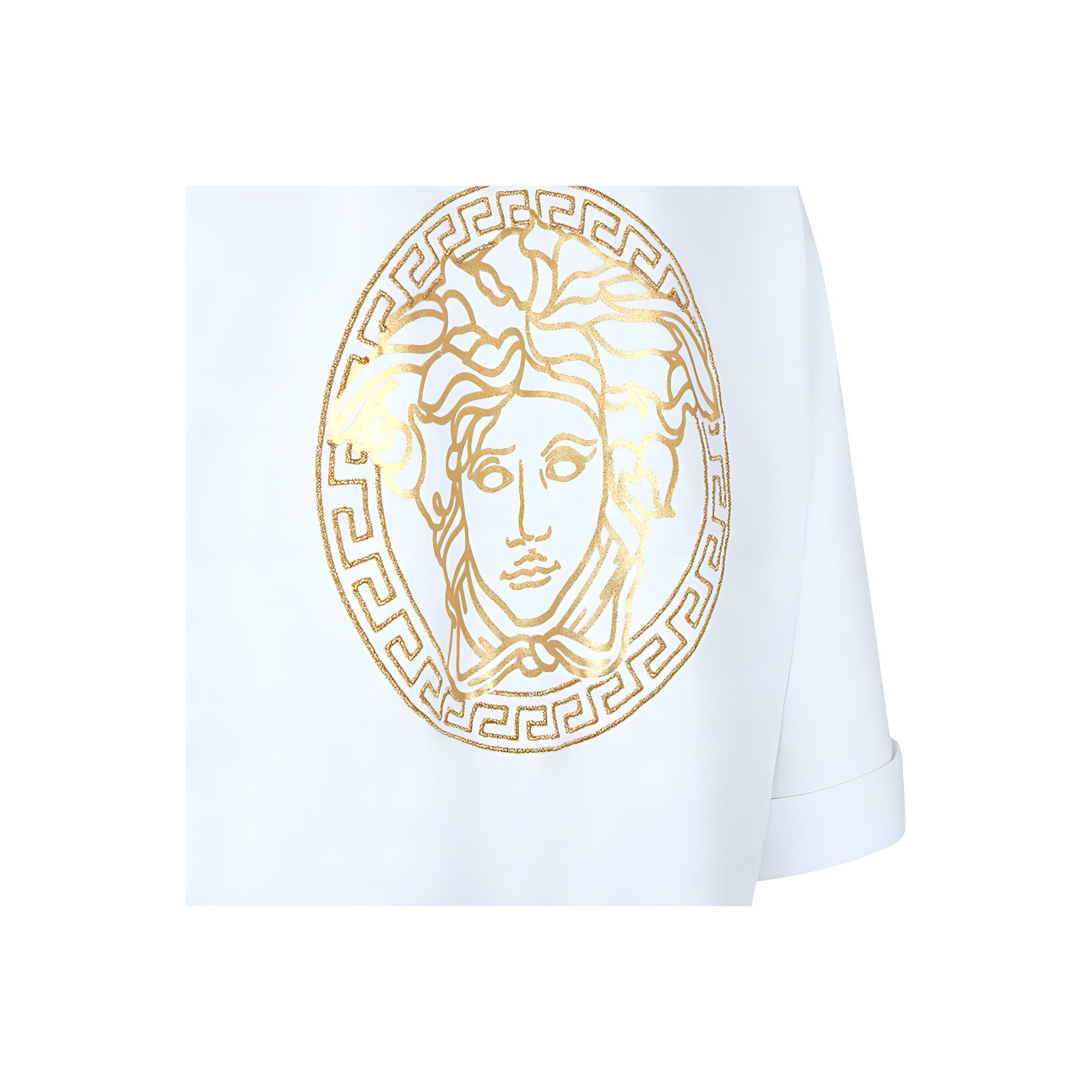 Kaos Pendek FENDI dengan Motif Gambar/Cetak, Cocok untuk Pria dan WanitaF-18