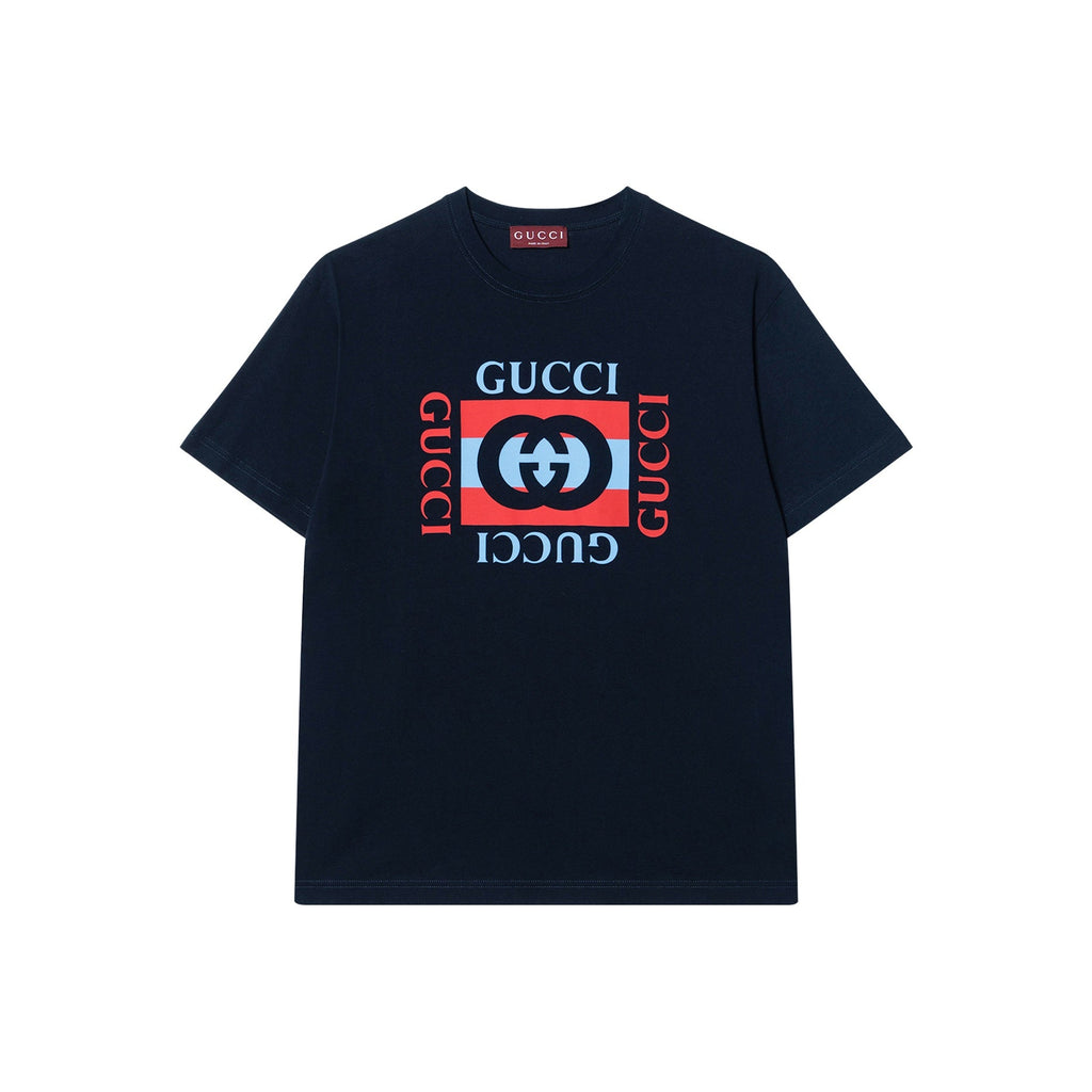 GUCCI Kaos Logo Seri Huruf, Unisex, COD '"    '"  G-10