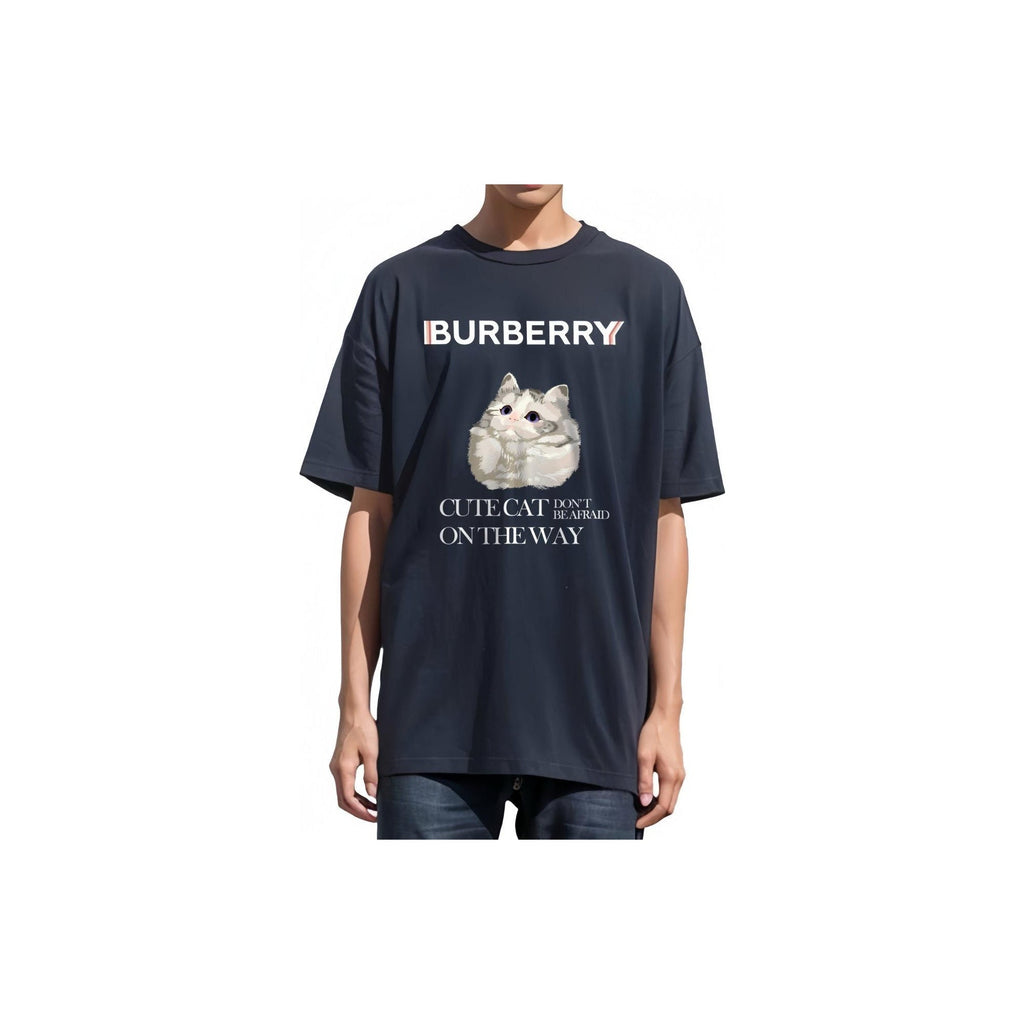 Burberry Kaos Logo Seri Huruf, Unisex, COD '"B-27