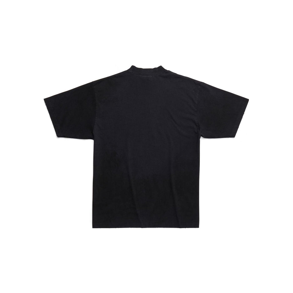 Kaos Pendek Balenciaga dengan Motif Gambar/Cetak, Cocok untuk Pria dan Wanita -BL-14