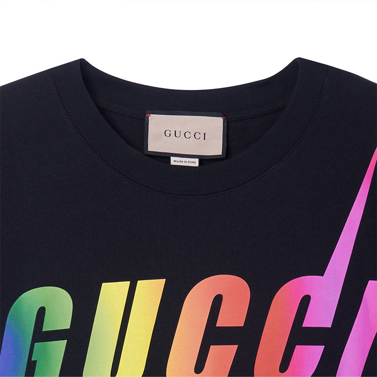 GUCCI Kaos Logo Seri Huruf, Unisex, COD '"   G-121