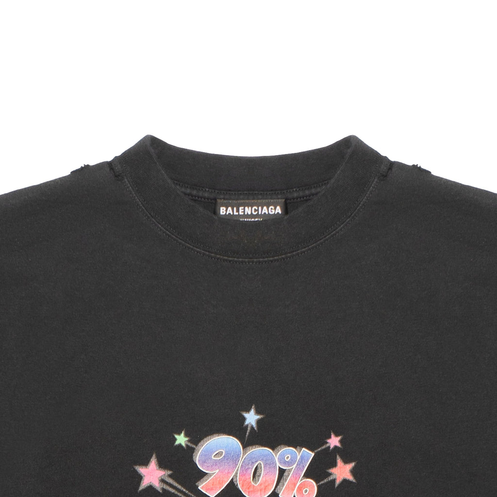 Kaos Pendek Balenciaga dengan Motif Gambar/Cetak, Cocok untuk Pria dan Wanita -BL-05