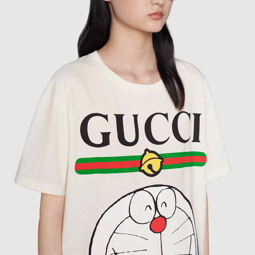 GUCCI Kaos Logo Seri Huruf, Unisex, COD '"    '"  G-56