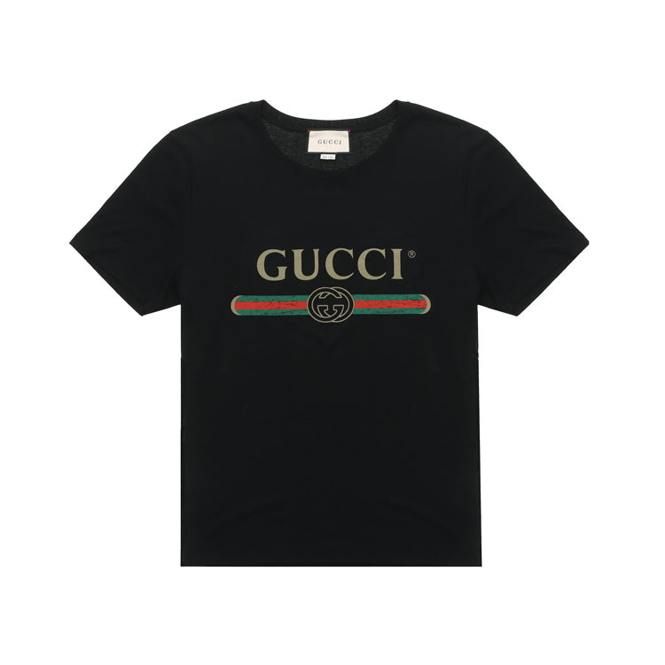 GUCCI Kaos Logo Seri Huruf, Unisex, COD '"    '"  G-12