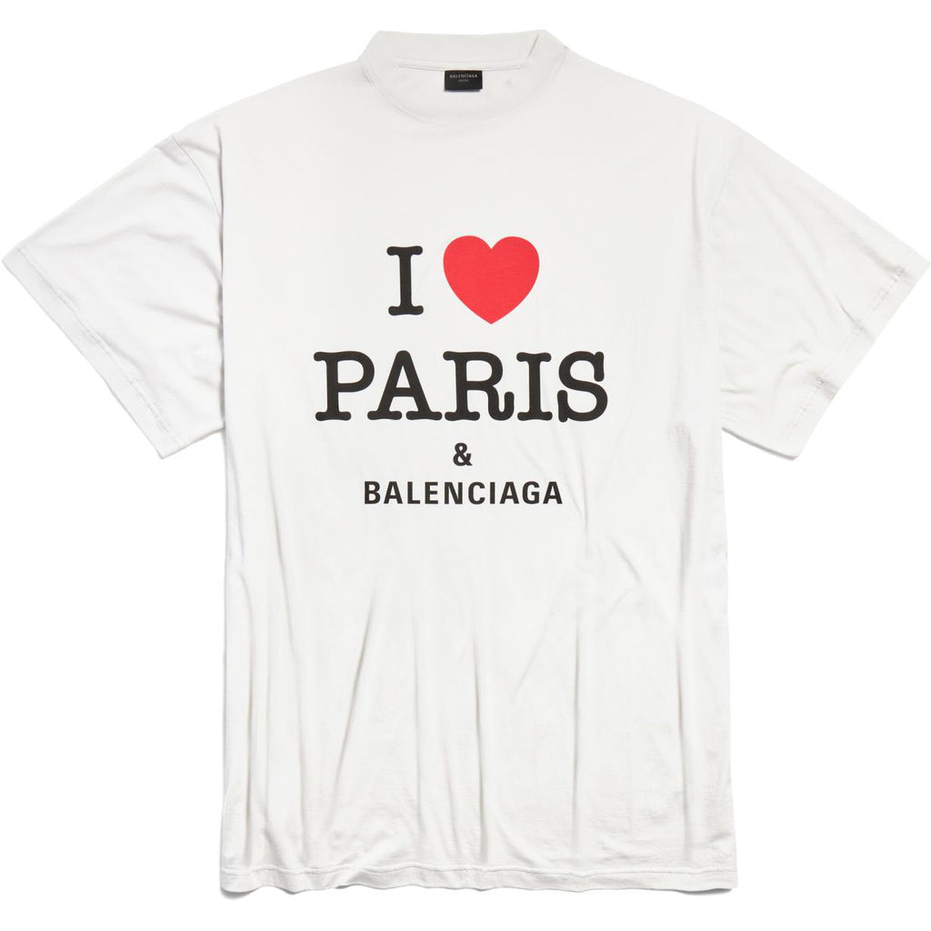 Kaos Pendek Balenciaga dengan Motif Gambar/Cetak, Cocok untuk Pria dan Wanita -BL-04