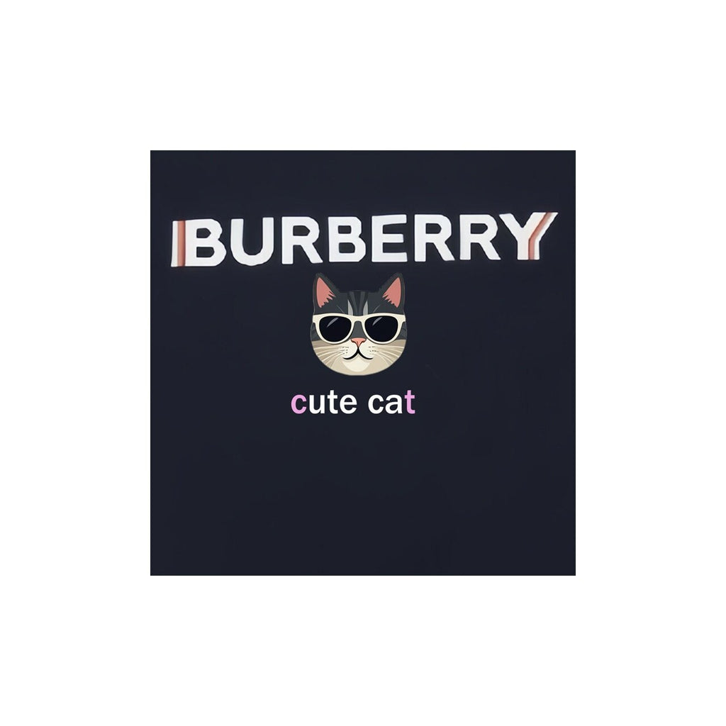 Burberry Kaos Logo Seri Huruf, Unisex, COD '"B-19